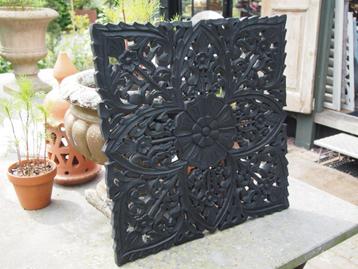 Zwarte Wandpaneel/Ornament beschikbaar voor biedingen