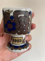 Vintage Arabia Eierdopje met Haan Design, Ophalen of Verzenden