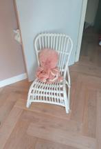 Rotan kinder stoel wit sissy boy oyoy childwood kwantum, Ophalen of Verzenden, Zo goed als nieuw, Stoel(en)