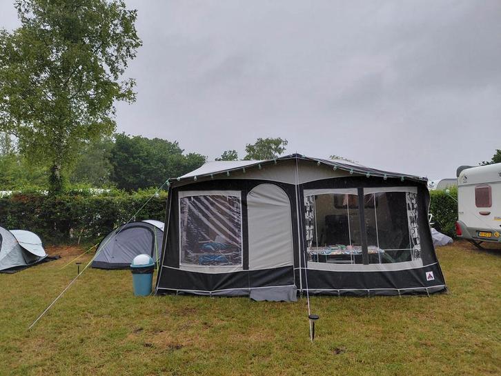 Dorema voortent maat 10 incl stalen frame met Powergrip!, Caravans en Kamperen, Voortenten en Luifels, Gebruikt, Ophalen