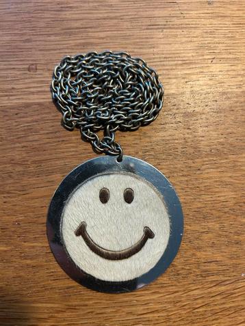 Vintage Smiley Ketting - Jaren 70 beschikbaar voor biedingen