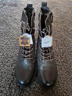 Nieuwe donkerbruine leren veterlaarsjes, Medicus, Bruin, Lage of Enkellaarzen, Nieuw