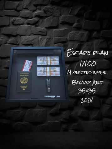 Escape plan- Money art beschikbaar voor biedingen