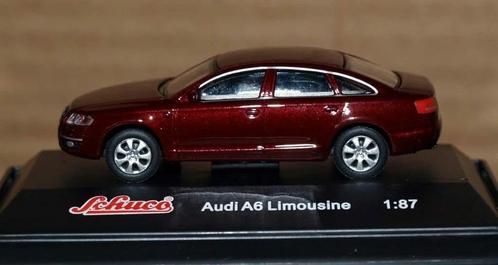 AUDI A 6 - LIMOUSINE donkerrood, Hobby en Vrije tijd, Modelauto's | 1:87, Nieuw, Auto, Schuco, Ophalen of Verzenden