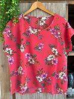 Vrolijk gebloemd shirt maat 40 - Jacqueline de Yong, Maat 38/40 (M), Ophalen of Verzenden, Zo goed als nieuw, Korte mouw