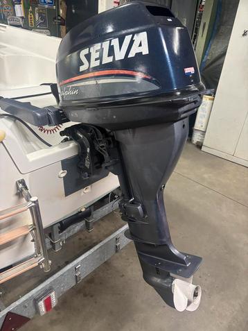 Selva ( yamaha) 15 pk viertakt lngstaart op knuppel beschikbaar voor biedingen
