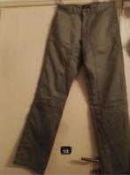 NIEUWE doubleface Jeans spijkerbroek kaki Groen LANG W34 L35, Maat 52/54 (L), Double face, Verzenden, Nieuw