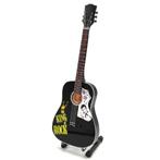 Elvis Presley king of rock miniatuur gitaar van hout 25cm, Info@deconoord.nl, Verzenden, Deco Noord, Nieuw