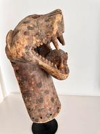 Luba Luipaard masker privé collectie Matadi 1940 -1950 Congo, Ophalen of Verzenden