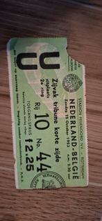 Te koop voetbalticket Nederland-België, Verzamelen, Spoorwegen en Tramwegen, Ophalen of Verzenden, Gebruikt, Trein, Overige typen