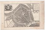 Gouda gravure plattegrond stadsplan / onbekende maker, Verzenden, Gelezen, Nederland, Landkaart