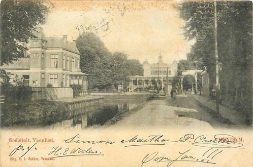 (304-096-039) Veendam Societeit Veenlust, Verzamelen, Ansichtkaarten | Nederland, Groningen, Verzenden