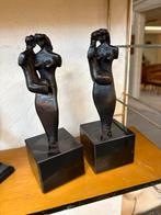 Bronzen Beeldjes Liefdespaar - Set van 2, Ophalen of Verzenden