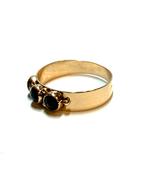 14k gouden ring met granaatsteen, Sieraden, Tassen en Uiterlijk, Ringen, 18 tot 19, -, -, Ophalen of Verzenden