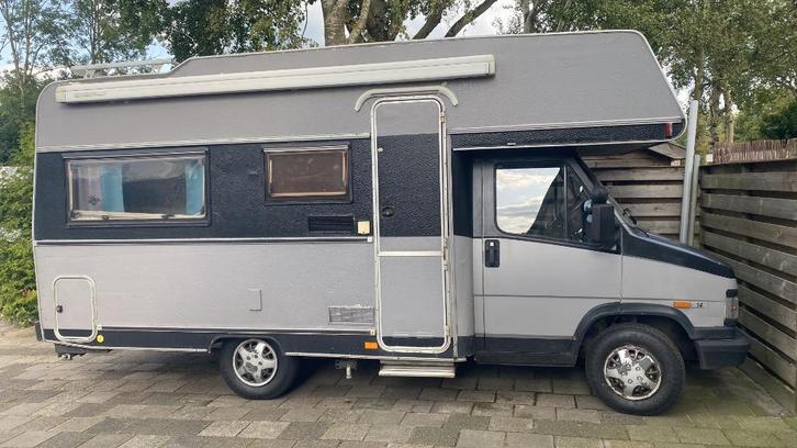 Fiat 290 Camper bijna klaar, ideaal winterproject, Caravans en Kamperen, Campers, Particulier, tot en met 4, Half-integraal, Fiat