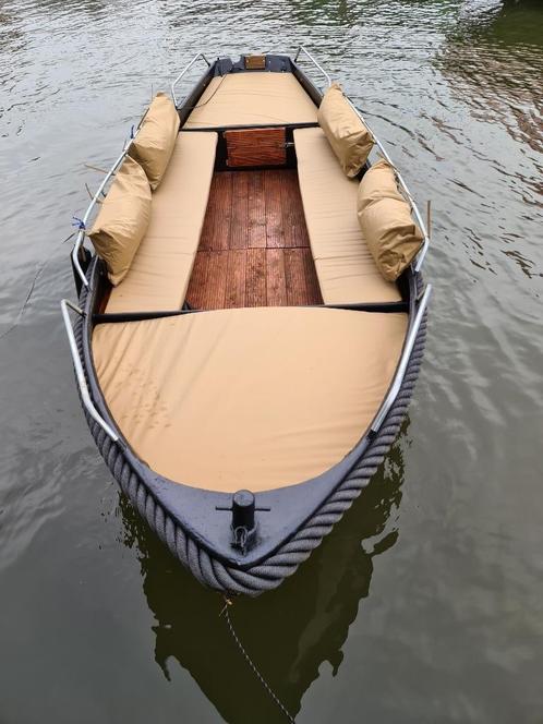 Stoere stalen sloepen en grachtenboten vaarklaar al v/a1250, Watersport en Boten, Sloepen, Zo goed als nieuw, Tot 10 pk, 3 tot 6 meter