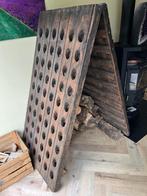 wijnrek, oud frans, champagne rek, pupitre, Huis en Inrichting, Ophalen, Gebruikt, 25 flessen of meer, 75 cm of meer