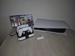 PlayStation 5 (Disc Edition) + Games & Accessoires, Spelcomputers en Games, Ophalen of Verzenden, Zo goed als nieuw