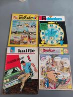 4 tijdschrift, Robbedoes, Esso jr. club, Ons Volkske, Kuifje, Boeken, Eén stripboek, Ophalen of Verzenden, Gelezen