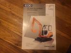 Hitachi EX30 compact line minikraan folder, Ophalen of Verzenden, Zo goed als nieuw, Folder