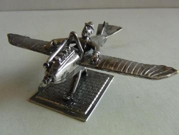 Miniatuur zilver S5-C loop vliegtuig zilveren miniaturen beschikbaar voor biedingen