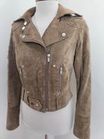 Prachtig z.g.a.n. suede leren jack van Goosecraft, mt M!, Maat 38/40 (M), Goosecraft, Beige, Ophalen of Verzenden