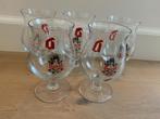 6 Duvel glazen in nieuwstaat! in 1 koop voor 15 euro!, Ophalen, Zo goed als nieuw, Glas of Glazen, Duvel