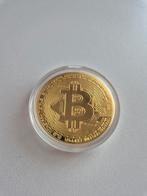BTC Bitcoin munt, Ophalen of Verzenden, Goud
