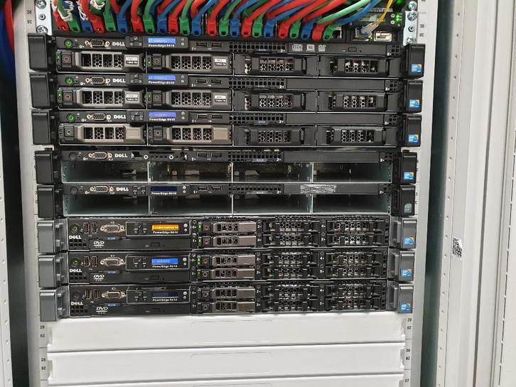Dell PowerEdge Servers R410/R515/R610/R420/R620, Computers en Software, Servers, Gebruikt, 2 tot 3 Ghz, 64 GB, Hot swappable onderdelen