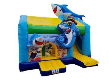 Te Huur Springkussen multi-Haai 5x4m Arnhem/Rozendaal/Rheden beschikbaar voor biedingen