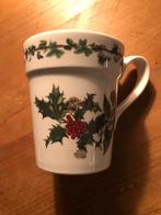 PORTMEIRION , kerst beker met oor, Gebruikt, Ophalen of Verzenden, Overige stijlen, Kop(pen) en/of Schotel(s)