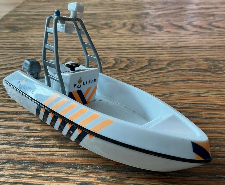 POLITIE SPEEDBOOT 13 CM, Verzamelen, Speelgoed, Gebruikt, Ophalen