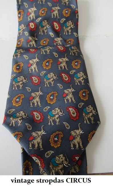 vintage stropdas, jaren 80, nw. staat, het CIRCUS, Kleding | Heren, Stropdassen, Zo goed als nieuw, Ophalen of Verzenden