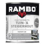Rambo pantserbeits tuin/steigerhout o.a. wit, grijs, blauw, Nieuw, Verf, Grijs, Ophalen of Verzenden