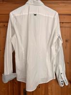 7 Camicie Witte Blouse met Grijze Details, Wit, Ophalen of Verzenden, Zo goed als nieuw, 7Camicie