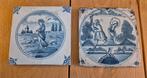 2 Charmante oud-Hollandse tegeltjes, Verzenden