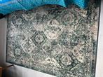 Vonsbak tapijt groen 133x195, Ophalen, Gebruikt, 100 tot 150 cm, 150 tot 200 cm