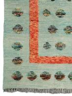 Handgeknoopt Afghaans Kelim tapijt Yasmoon border 175x242cm, Huis en Inrichting, Stoffering | Tapijten en Kleden, 200 cm of meer