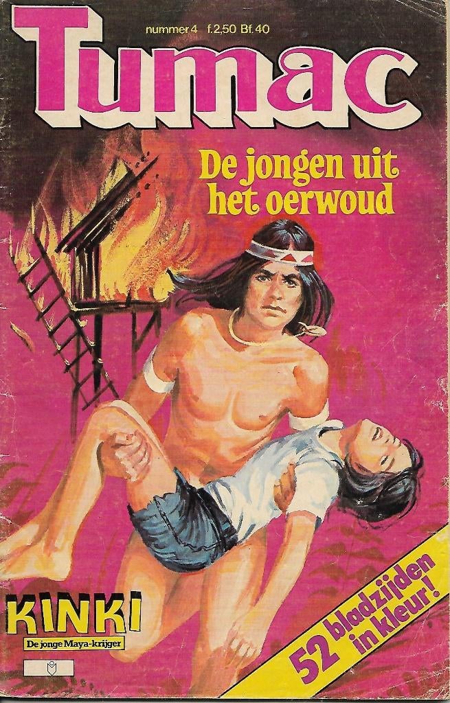 Tumac nr 4: De jongen uit het oerwoud, Boeken, Eén comic, Verzenden, Gelezen, Amerika