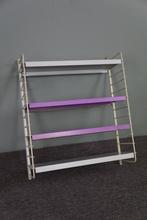 Leuk vintage modulair wandrek, Dutch Design, Ophalen, Met plank(en), Gebruikt, Minder dan 150 cm