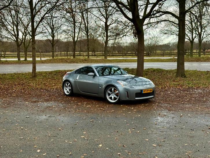 Nissan 350Z 3.5 V6 24V 2004 Grijs, Auto's, Nissan, Particulier, 350Z, ABS, Airbags, Alarm, Bluetooth, Climate control, Cruise Control