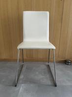 Eetkamerstoel Ikea Wit - 4 Stuk, Huis en Inrichting, Stoelen, Ophalen, Wit, Scandinavian, Zo goed als nieuw