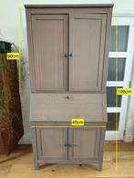 Secretaire met opbouwkast Hemnes Ikea, Huis en Inrichting, Kasten | Secretaires, Ophalen, Gebruikt, Ikea Hemnes
