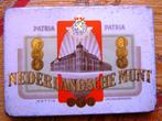 Nederlandsche Munt Patria, oud Sigarenblik in prima staat., Ophalen of Verzenden, Gebruikt, Overige, Overige merken