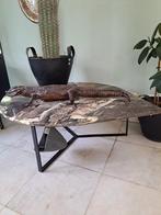 Vintage Roche Bobois Marmeren Salontafel 'Eye' 1970, Ophalen, Gebruikt, 100 tot 150 cm, Overige materialen