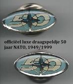 splinternieuw, luxe draagpin,. NATO 50 jaar 1949/1999, Ophalen of Verzenden, Overige soorten, Nederland, Overige typen