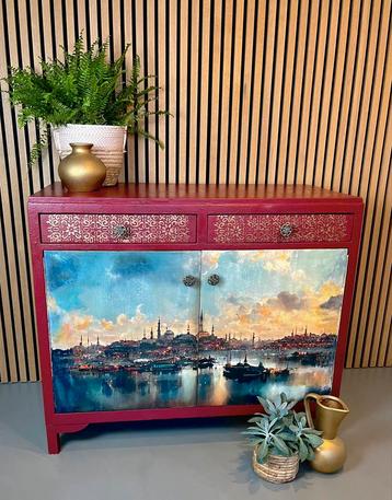 Vintage Dressoir Istanbul- bluegoose beschikbaar voor biedingen
