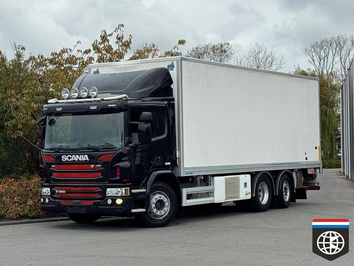 Scania P 360 6X2/4 Thermo King - Taillift - LOW KM ! K1624, Auto's, Vrachtwagens, Bedrijf, Te koop, ABS, Airconditioning, Bluetooth