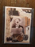 Kaartje klassiek verjaardag zingende man, Ophalen of Verzenden, Nieuw, Overige thema's