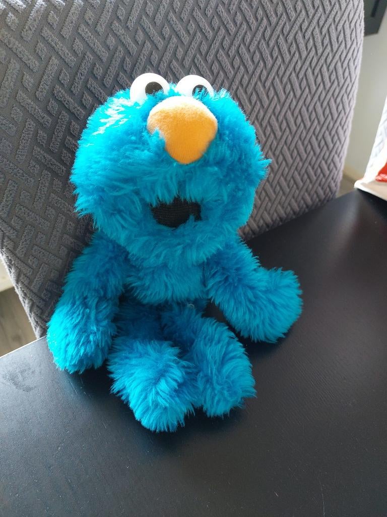 Blauwe elmo knuffel, Kinderen en Baby's, Speelgoed | Knuffels en Pluche, Ophalen of Verzenden, Overige typen